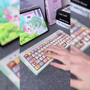 Nắp Phím Bàn Phím Cơ Hình Bánh Bao Phát Sáng Dễ Thương Có Thể Tùy Chỉnh