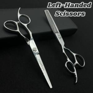 Professional Left-Handed Hairdressing Scissors 6.7 Inches Left Hand Barber Scissors Hair Beauty Tools and Accessories