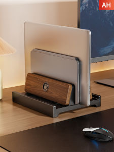 WUBUWEI | Ergonomic Adjustable Notebook Stand Supports External Monitor Vertical Desktop Storage Aluminum