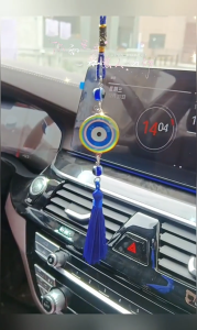 Protection Evil Eye Hanging Lucky Charm Amulet Blessed Car Pendant Pangsabit Charm Retro Home Decor