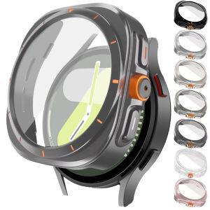 Change To Ultra Protector Case For Samsung Galaxy Watch 7 6 40mm 44mm Upgrade To Galaxy Ultra 47mm Tempered Glass Bumper Shell
