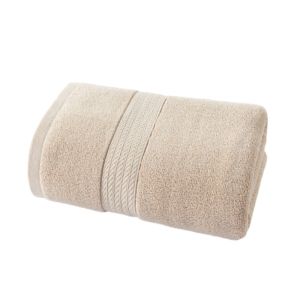 2pcs 50x100cm Khaki Cotton Bath Towels Cover Set Valentines Day Jacquard Towels Gift Sport Bath Towel Sets Home Hotel Use