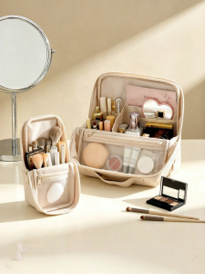 MODERN SWEETHOME | Upright Cosmetic Bag Large Capacity