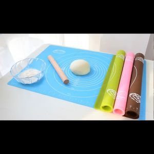 Silicone Tatakan Adonan Kue Alas Adonan Kue Besar 50X40CM Silmat Jumbo Tatakan Baking Anti Lengket