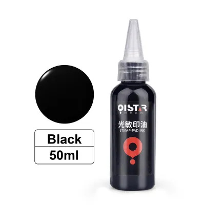 50ml Refill Ink 12 Colors Rubber Stamp Photosensitive Inking Seal Stamping Refill Ink For Office School Make Seal Supplies