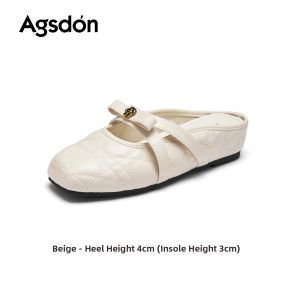 Agsdon | Summer Easy Slip-on Mary Jane Flats Soft Sole with Diamond Pattern