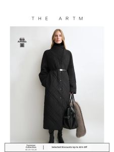 Original Geometric Thin Down Coat