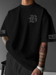 Áo Thun Nam Mùa Hè Nhẹ Thoải Mái Thể Thao Giản Dị Cổ Chữ O Polyester Thoáng Khí Đầy Đủ Tay Áo Kéo Trên Hàng Đầu Để Mua Sắm