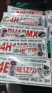 CALLSIGN STICKER (AMATEUR / COMMERCIAL STICKER)