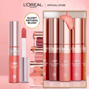 LOréal Paris Lumi Le Liquid Blush Glowy Radiant Natural Blush Finish Weightless and Buildable Liquid Blush for All Skin Types 6 shades 11ml
