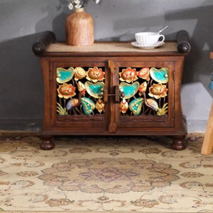 ไทยตู้ไม้ทึบแคระตู้ทีวีหวายสานตู้แกะสลักห้องรับแขกตกแต่งตู้บัวฟักทองตู้สองประตูล็อคเกอร์สลักเกลียวตู้เก็บของ