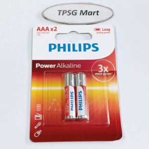 Pin AAA Alkaline Philips R03 MICRO 1.5V (R03L2B/97 Power Alkaline)
