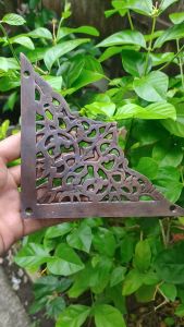 Siku Ukir Kuningan Antik Aksesoris Meja Pintu Ornamen Pengaman Furniture 15 cm 1 Pcs