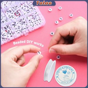 Elastic Crystal Line Transparent Beading Cord String Wire Thread Nylon 0.8mm 0.4mm 0.5mm