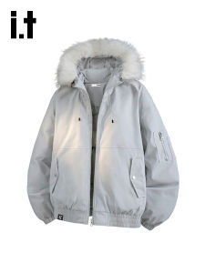 izzue | Fur Collar Thermal Cotton Coat Jacket