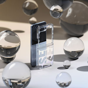 Ringke Fusion Design for [Samsung Galaxy Z Flip 6 / Galaxy Z Flip 7 FE] Clear Protective Cover shock-absorbent Hybrid clear case