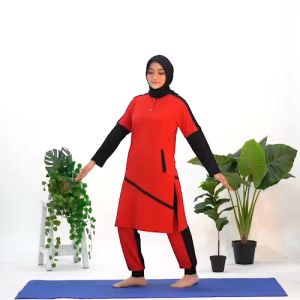 Rocella Setelan Olahraga Wanita: Kaos & Celana Olahraga Muslimah