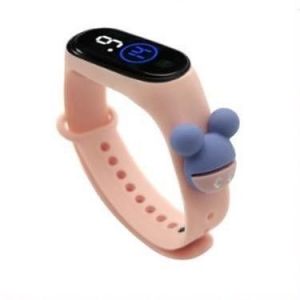 Bundara Fa-926 Jam karakter Jam Tangan anak Digital LED Display Putih + Tahan Air