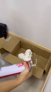 【Ship today】Polyurethane Expanding Foam Spray sealant PU spray expanding foam insulation foam fill em up for wall gap filler 750ml Rubber polyurethane foaming 750ml insulation foam polyurethane foaming spraying sealing filler for wall joints