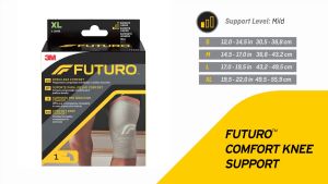 3M FUTURO Comfort Knee Support 1Piece Size S M L
