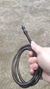 Dây Thông Tắc Cống Thông Bồn Cầu Lò Xo Inox Siêu Bền Từ 3m - 20m Lắp Cùng Máy Khoan Đã Có Đầu Nối Có Tay Quay Bán Lẻ.