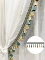 Vải Trang Trí Tua Rua Ren Viền Cao Cấp Cho Rèm Cửa Sổ Bùi Ni Modern Simple Style Made in China Vải Tua Rua. 