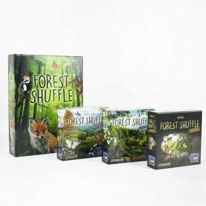 Board Game Collection Bundle - Forest Shuffle Alpine Woodland Edge、Exploration (2025 Deluxe) - Beautiful Art Card Games