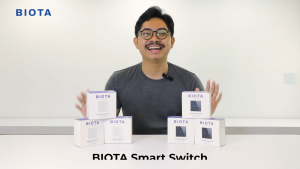 BIOTA Smart Wall Switch 2 Gang - Wi-Fi IoT Home Automation