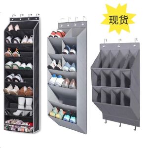 Oxford Cloth Multi-Functional Door Back Storage Hanging Bag Multi-Layer Shoe Bag Miscellaneous Storage Wall-Mounted Storage Bag