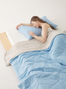 Candy Colored Summer Cool Feeling TianXue Ice Silk Summer Quilt Rope Embedded Thin Washable Home Use Air Conditioner Quilt