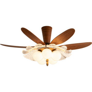 FANCY LAMP CLUB | Vintage French Style Large Ceiling Fan Light