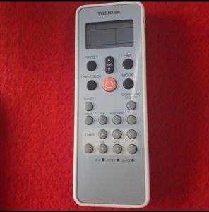 Remot Control AC TOSHIBA ONE-TOUCH COMFORT SLEEP HI POWER ECO Original