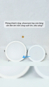 (Rạng Đông) Đèn LED âm trần Downlight AT30 20W 30W Ánh sáng trắng 6500K Hiệu suất sáng cao bền bỉ
