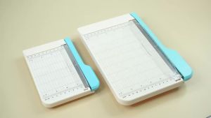 Versatile Guillotine Paper Trimmer Home Office School Paper Photo Cutter Tools 9"/6" Cut Length for Vinyl/Carstock/Cork Cutting