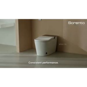 SORENTO SRTWC195 CERAMIC INTELLIGENT WATER CLOSET S-TRAP 300MM WITH SIPHONIC FLUSHING TECHNOLOGY - TOILET BOWL