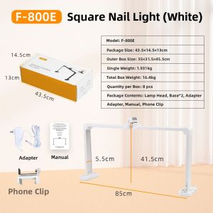 KAIPAQI | Adjustable Nail & Eyelash Illumination Light Foldable Bridge Style