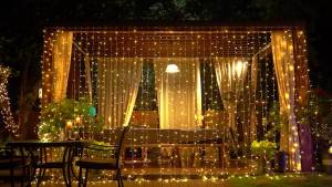 1 Pack 300LED Curtain String Lights Outdoor Waterproof 8 Lighting Modes For Wedding Christmas Party Decoration Fairy Lights