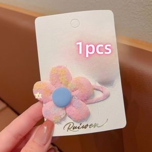 1pcs Cute Kids Girls Hair Clip Bangs Hairpin Flower Baby Girl Barrettes Hair Accessories Childrens Flower Hair Clip Cute Hairpin Hair Accessory