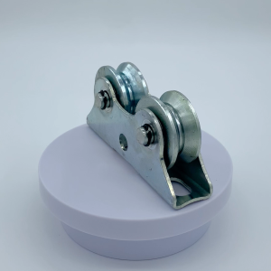 2Inches V Groove Sliding Gate Roller Wheel Steel Quality Lifting Rope Sliding Double Roller