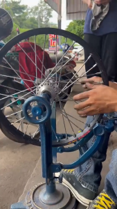 ซี่ลวดชุบโครเมี่ยมหน้า-หลัง ยี่ห้อ OSAKI ใส่ WaveNovaSonicMSX ขอบ17 เบอร์ 9x1849x157 (ราคายกคู่หน้า-หลัง)