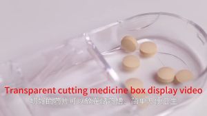 Pill Cutter Tablet Splitter Medicine Half Cut Divider Case Vitamins Storage Compartment / Pemotong Ubat-Ubatan