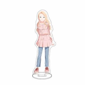 Bandai | 16CM Anime Botan Kamiina Acrylic Figure - Hoàn Toàn Nở Hoa Khi Say Rượu Cosplay Quà Tặng Trang Trí Kèm Giá Đỡ Tsunami Ibuki