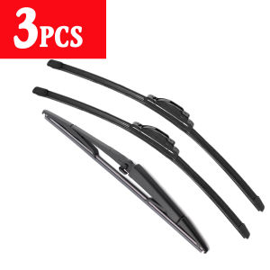 Car Front Rear Wiper Blades Brushes Set 3PCS For Hyundai Kona 2017-2023 Accessories Window Windscreen Windshield