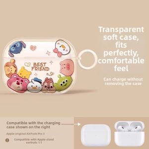 YOUSIDUN | Soft Case for AirPods Pro 3 & AirPods 4 Noise-Canceling Earphones