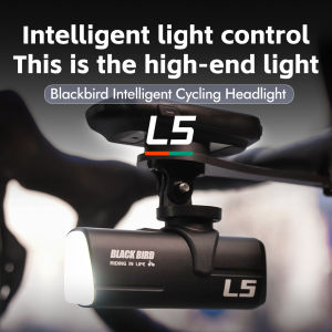 BLACKBIRD L5 Bike HeadLight Fully Intellight Dimming Dual-beads1800lm 5000mAh Battery Type-C Daylight