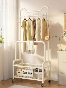 HAOMEIJIA | Freestanding Coat Rack for Bedroom Easy to Move and Store Clothes Hanger