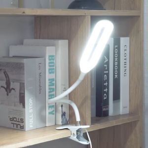 Eyes Protection Clamp Clip Light Table Lamp Bendable USB Reading Lamp with Clip Desk Bedroom