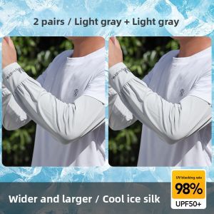 OJIXIONG | Mens UV Protection Loose Ice Sleeve Gloves