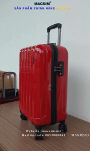 Vali cao cấp Macsim Smooire MSSM523 cỡ 20 inch màu đỏ - Hàng loại 1 màu đen màu đỏ màu gold