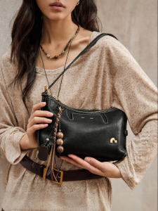 NALANDU | Tracking New Leather Hobo Bag